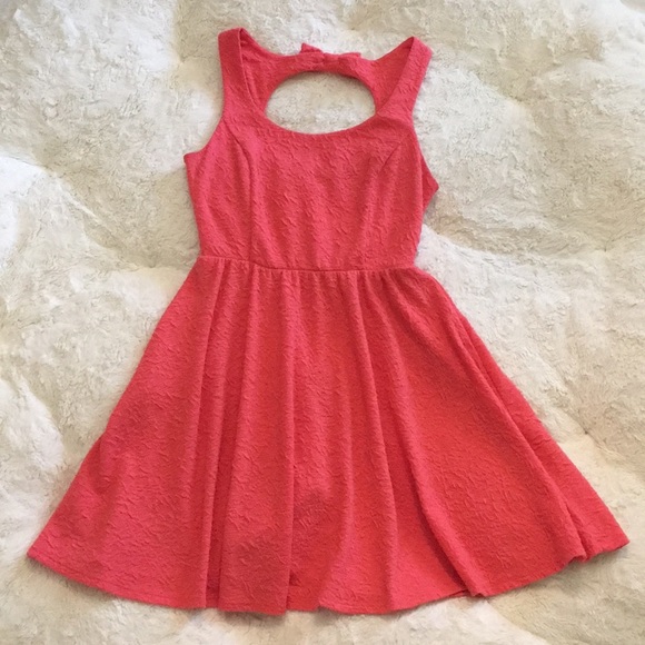 Lauren Conrad Coral Dress - Picture 1 of 10